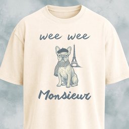 Oui Oui Monsieur Fancy Frenchie T Shirt Gift For Dog Lover