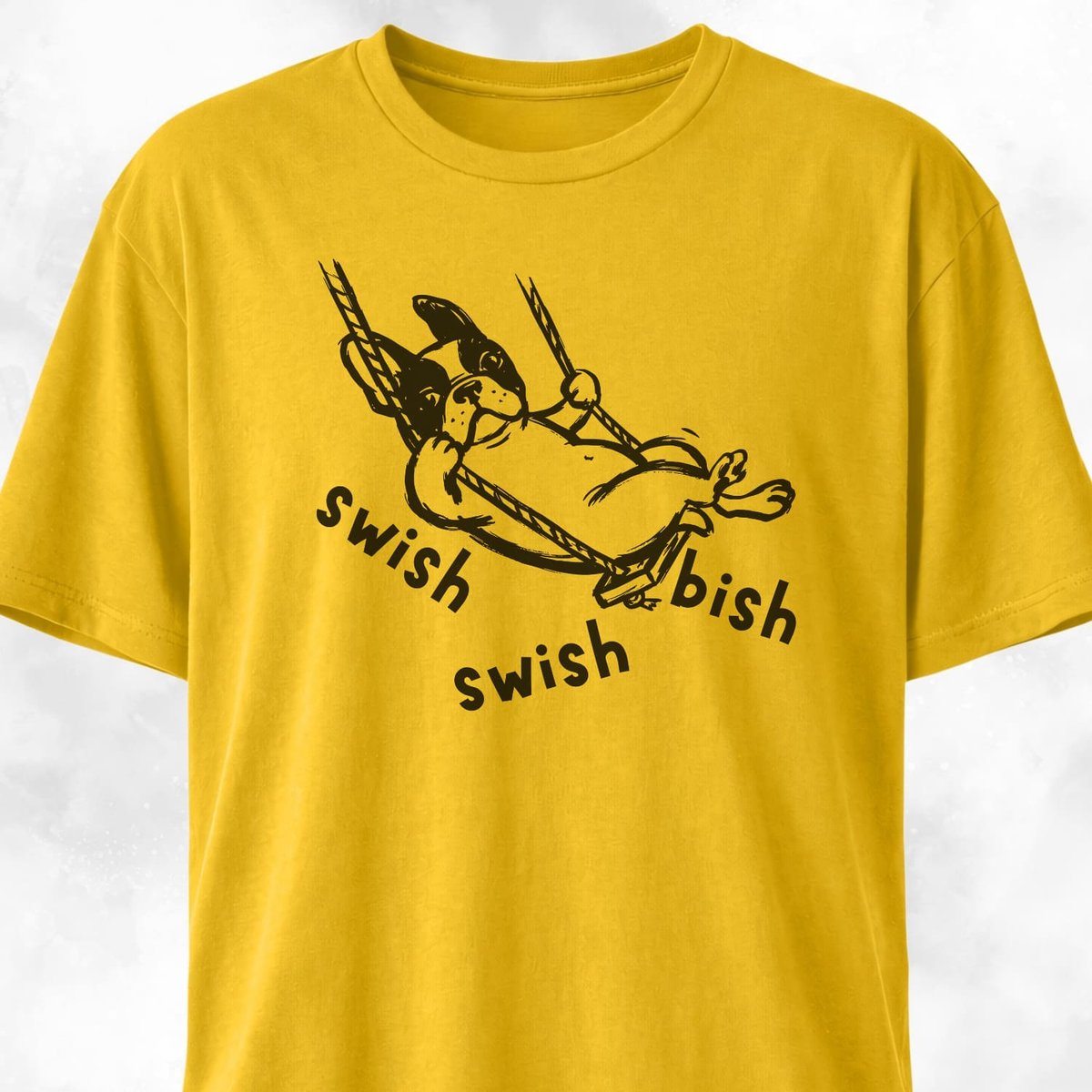 Swish Swish Bish Frenchie T Shirt Gift For Dog Lover