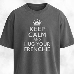 Keep Calm And Hug Your Frenchie T Shirt Gift For Dog Lover