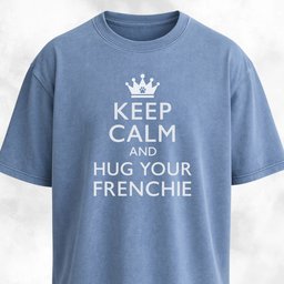 Keep Calm And Hug Your Frenchie T Shirt Gift For Dog Lover