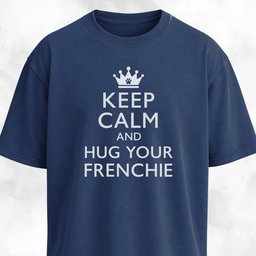 Keep Calm And Hug Your Frenchie T Shirt Gift For Dog Lover