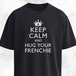 Keep Calm And Hug Your Frenchie T Shirt Gift For Dog Lover