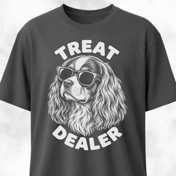 Treat Dealer Cavalier King Charles Spaniel T Shirt Gift For Dog Lover