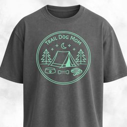 Trail Dog Mom T Shirt Gift For Mom