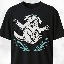 Lad Diving T Shirt Gift For Dog Lover