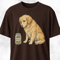 Pickle Golden Retriever T Shirt Gift For Dog Lover