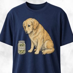 Pickle Golden Retriever T Shirt Gift For Dog Lover