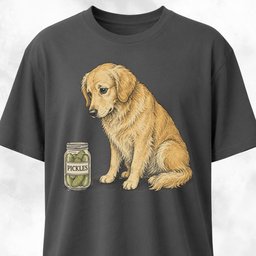 Pickle Golden Retriever T Shirt Gift For Dog Lover