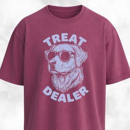 Golden Retriever Treat Dealer T Shirt Gift For Dog Lover