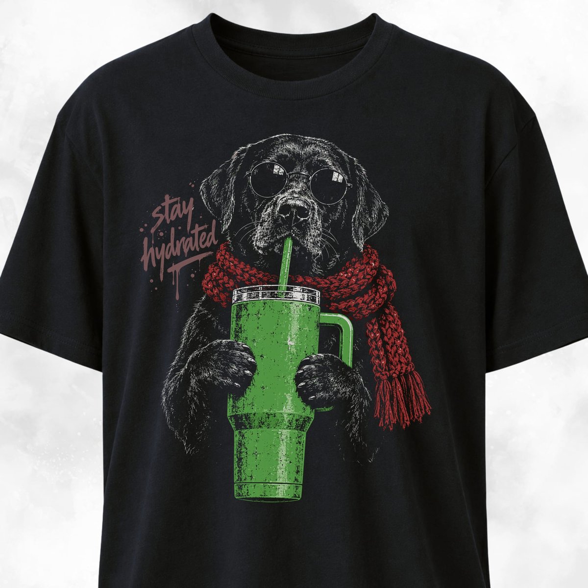 Stay Hydrated Labrador T Shirt Gift For Dog Lover