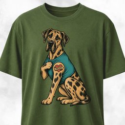 I Love Mom Tattoo Great Dane T Shirt Gift For Mom