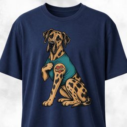 I Love Mom Tattoo Great Dane T Shirt Gift For Mom