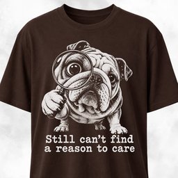 Still Cant Find A Reason To Care Bulldog T Shirt Gift For Dog Lover