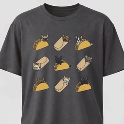 Taco Frenchie T Shirt Gift For Dog Lover