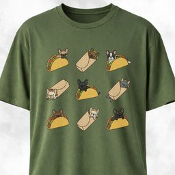 Taco Frenchie T Shirt Gift For Dog Lover