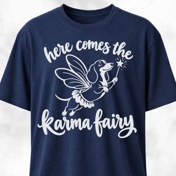 Karma Fairy Dachshund Shirt Design T Shirt Gift For Dog Lover
