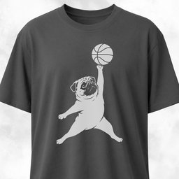 Jordan Pug T Shirt Gift For Dog Lover
