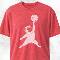 Jordan Pug T Shirt Gift For Dog Lover