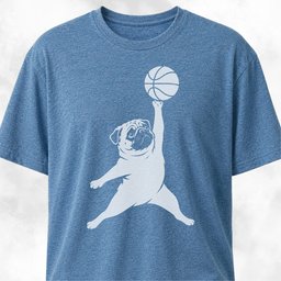 Jordan Pug T Shirt Gift For Dog Lover