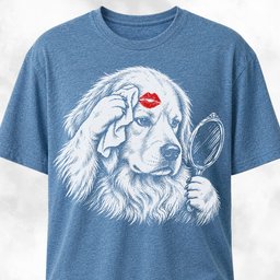 Goldie Forehead Kiss T Shirt Gift For Dog Lover