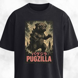 Pugzilla Graphic T Shirt Gift For Dog Lover