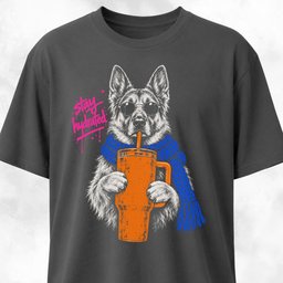 Stay Hydrated German Shepherd T Shirt Gift For Dog Lover