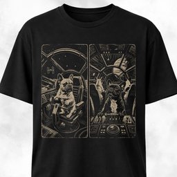 Spaceship Frenchies T Shirt Gift For Dog Lover