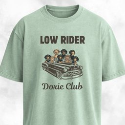 Low Rider Doxie Club T Shirt Gift For Dog Lover