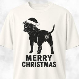 Merry Christmas Snowflake Butt Pitbull T Shirt Gift For Dog Lover