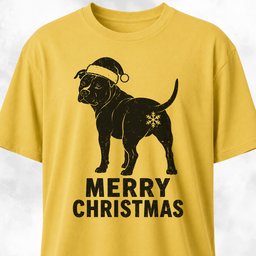 Merry Christmas Snowflake Butt Pitbull T Shirt Gift For Dog Lover