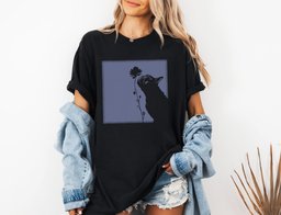 Negative Of Frenchie With Flower T Shirt Gift For Dog Lover