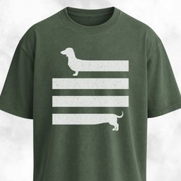 Long Body Abstract Dachshund T Shirt Gift For Dog Lover