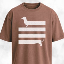 Long Body Abstract Dachshund T Shirt Gift For Dog Lover