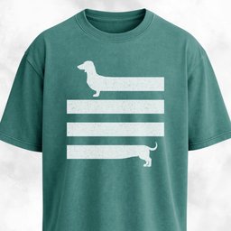Long Body Abstract Dachshund T Shirt Gift For Dog Lover
