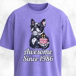 Personalized Birth Year Frenchie Edition T Shirt Gift For Dog Lover