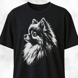 Nostalgic Pomeranian T Shirt Gift For Dog Lover