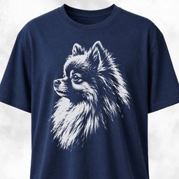 Nostalgic Pomeranian T Shirt Gift For Dog Lover