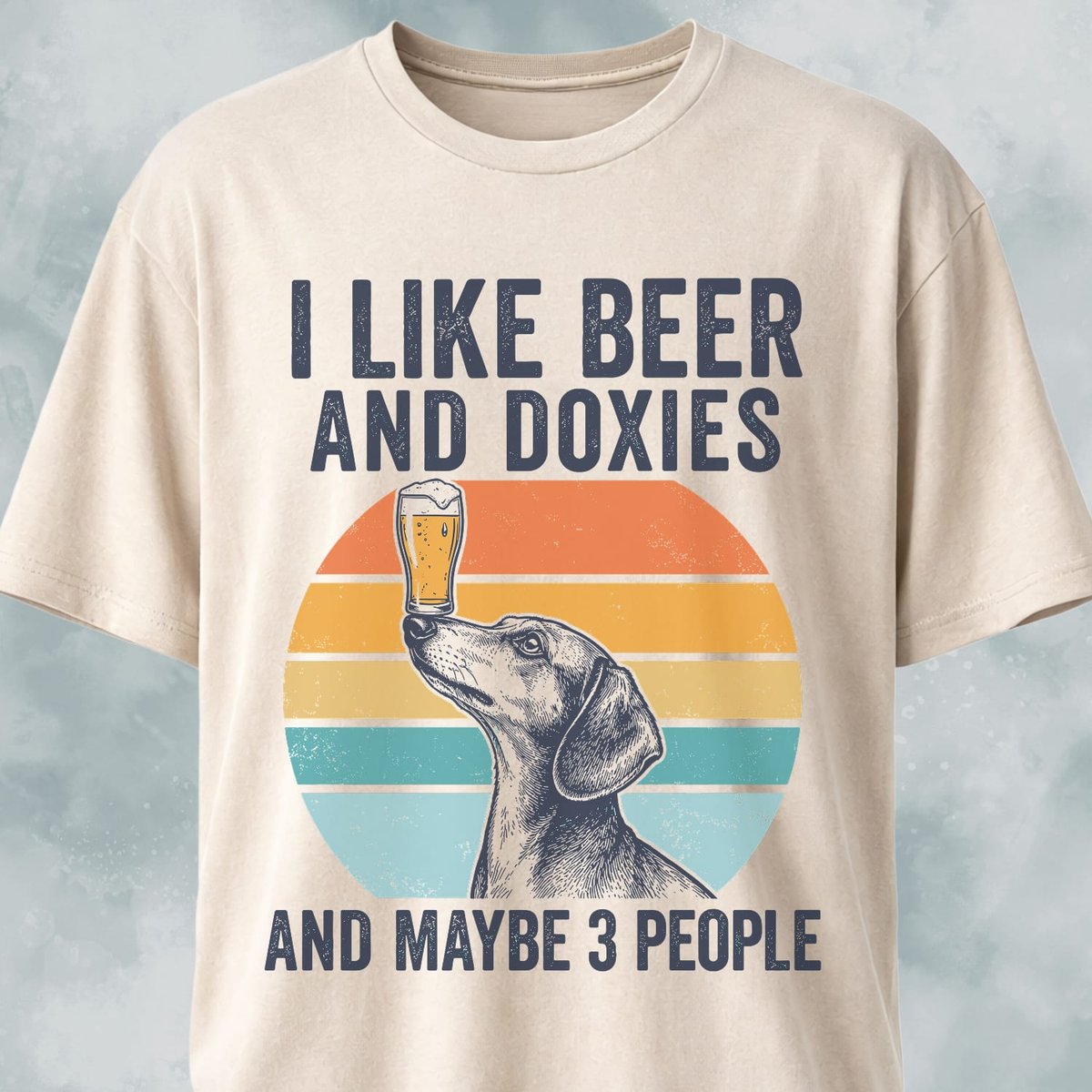 I Like Beer And Doxies T Shirt Gift For Dog Lover