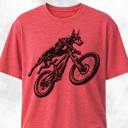 MTB Dobie T Shirt Gift For Dog Lover