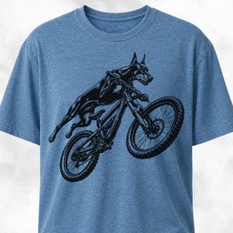 MTB Dobie T Shirt Gift For Dog Lover