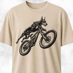 MTB Dobie T Shirt Gift For Dog Lover