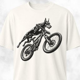 MTB Dobie T Shirt Gift For Dog Lover
