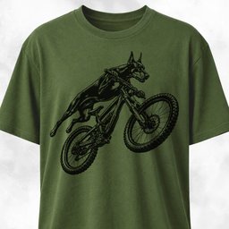 MTB Dobie T Shirt Gift For Dog Lover