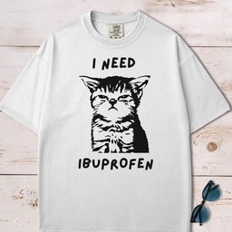 I Need Ibuprofen Funny Cat T Shirt Gift For Cat Lover