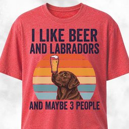 I Like Beer And Labradors T Shirt Gift For Dog Lover