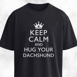 Keep Calm And Hug Your Dachshund T Shirt Gift For Dog Lover