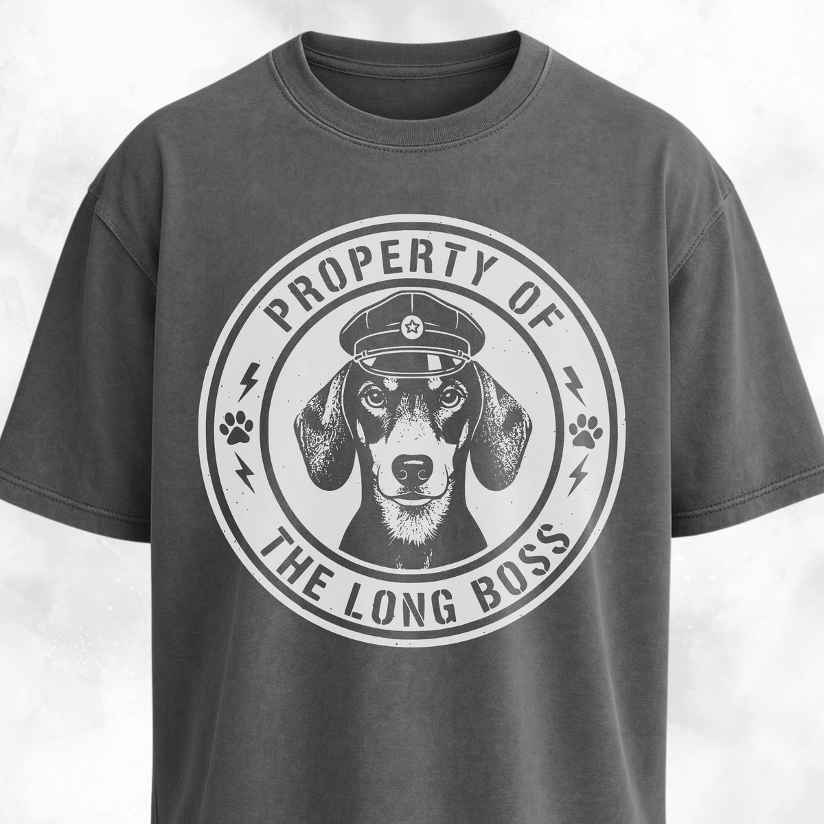 Property Of The Long Boss T Shirt Gift For Dog Lover