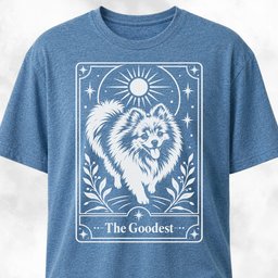The Goodest Pomeranian Tarot T Shirt Gift For Dog Lover