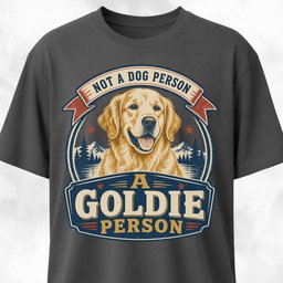 Not A Dog Person Goldie T Shirt Gift For Dog Lover