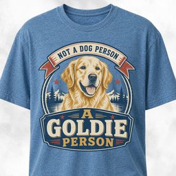 Not A Dog Person Goldie T Shirt Gift For Dog Lover